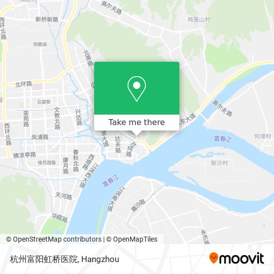 杭州富阳虹桥医院 map