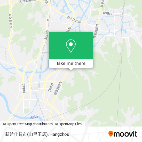 新益佳超市(山里王店) map