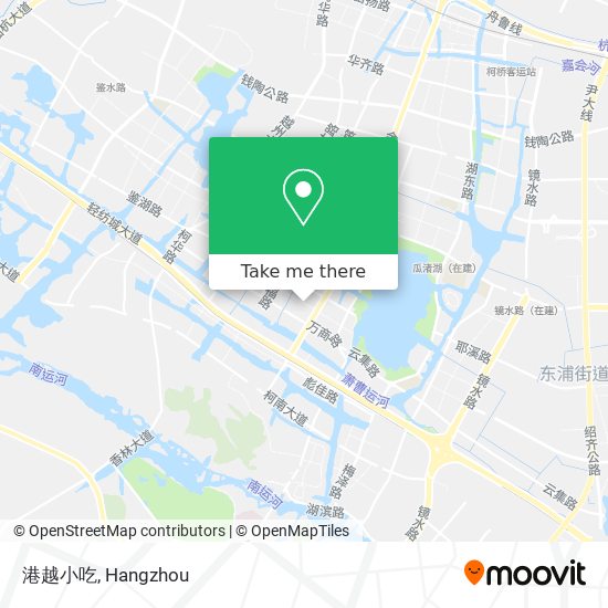 港越小吃 map