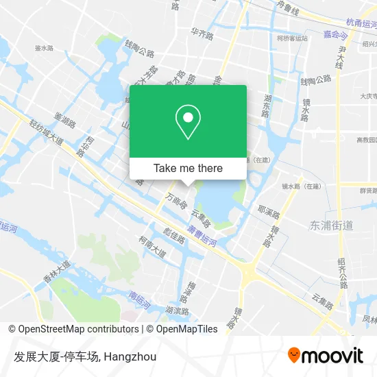 发展大厦-停车场 map