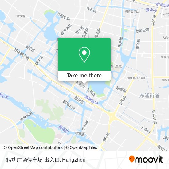 精功广场停车场-出入口 map