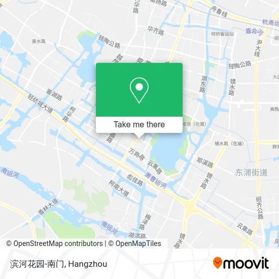 滨河花园-南门 map