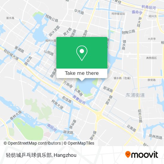 轻纺城乒乓球俱乐部 map