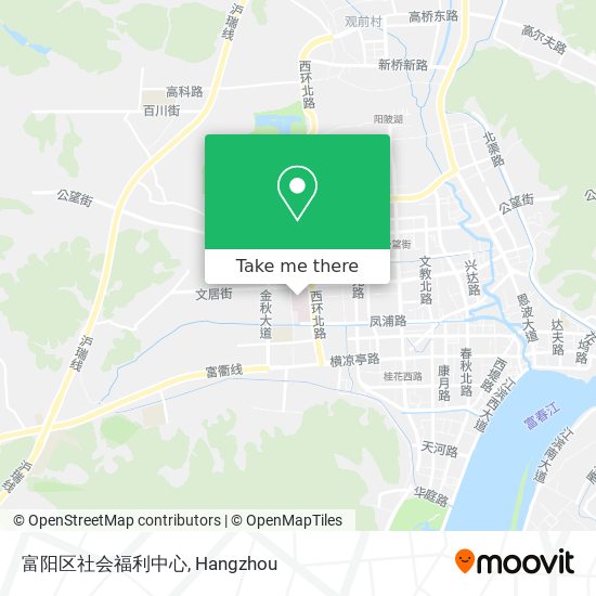富阳区社会福利中心 map