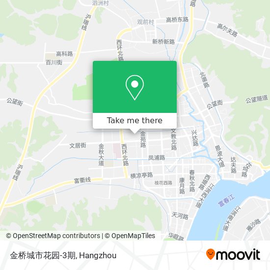 金桥城市花园-3期 map