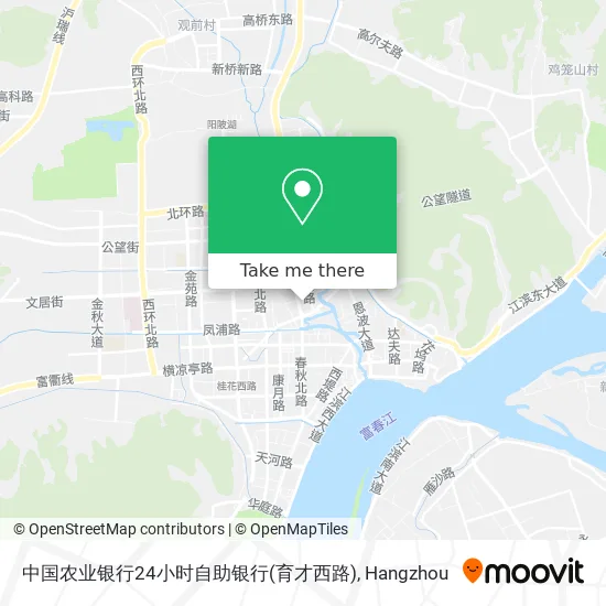 中国农业银行24小时自助银行(育才西路) map