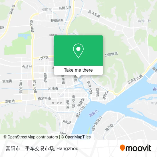 富阳市二手车交易市场 map