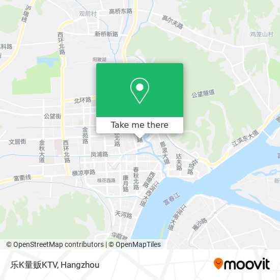 乐K量贩KTV map