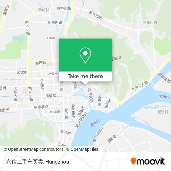 永信二手车买卖 map