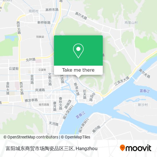 富阳城东商贸市场陶瓷品区三区 map