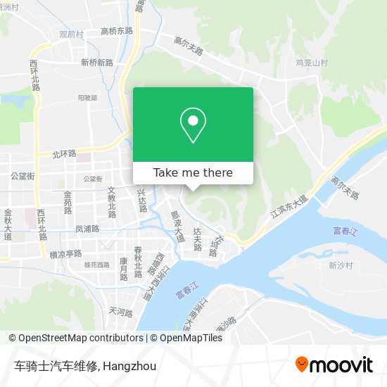 车骑士汽车维修 map