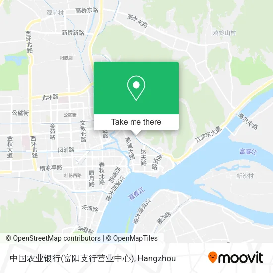 中国农业银行(富阳支行营业中心) map