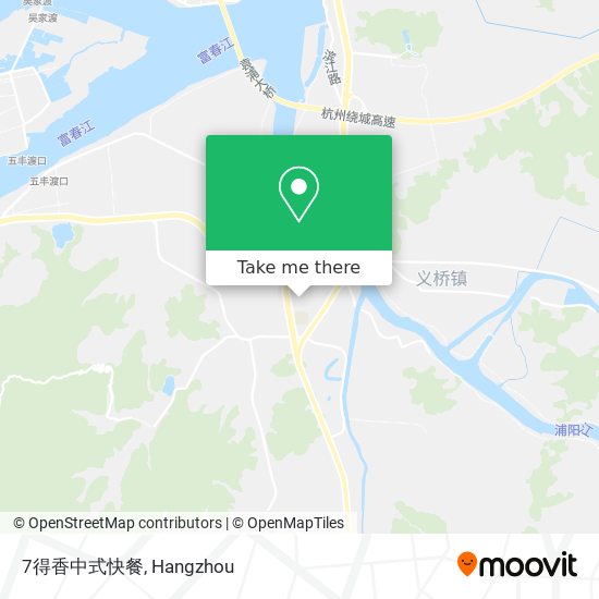 7得香中式快餐 map
