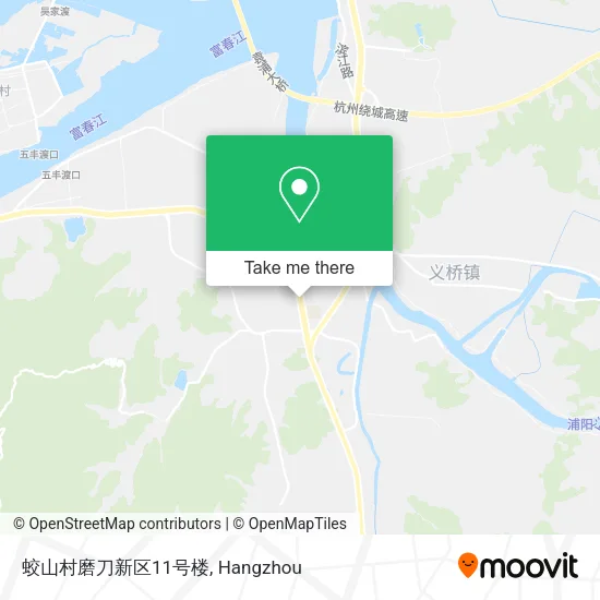 蛟山村磨刀新区11号楼 map