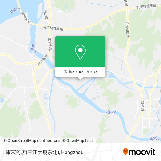 康宏药店(三江大厦东北) map