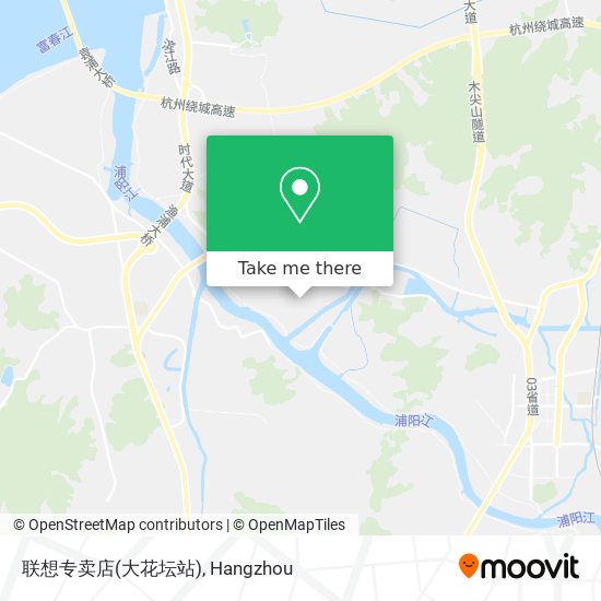 联想专卖店(大花坛站) map