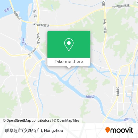 联华超市(义新街店) map