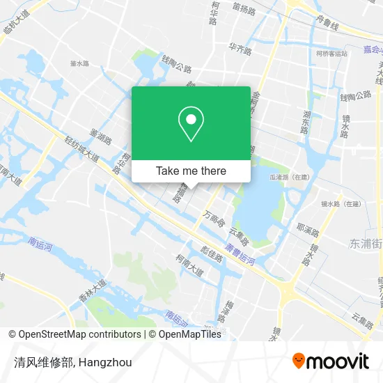 清风维修部 map