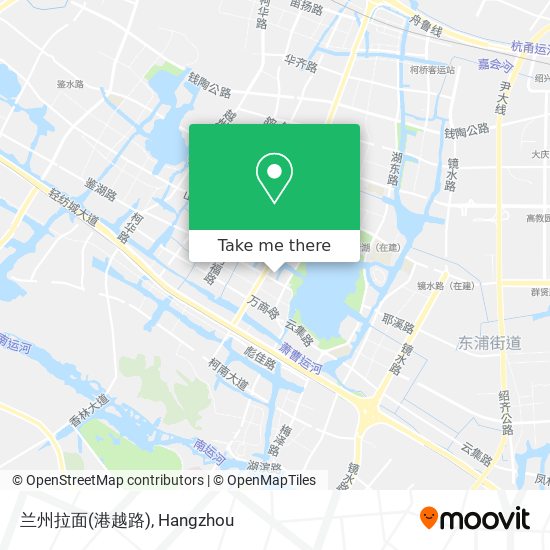 兰州拉面(港越路) map
