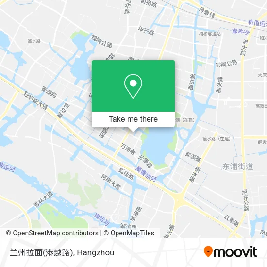 兰州拉面(港越路) map