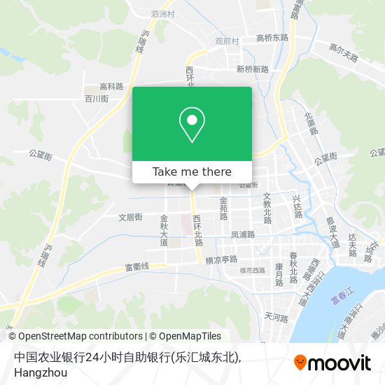 中国农业银行24小时自助银行(乐汇城东北) map