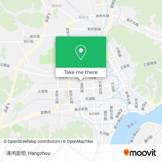 满鸿面馆 map