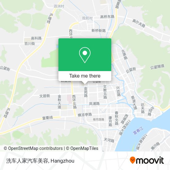 洗车人家汽车美容 map