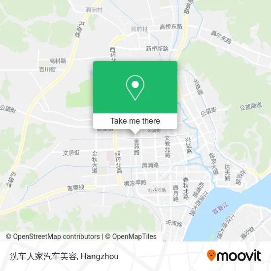 洗车人家汽车美容 map