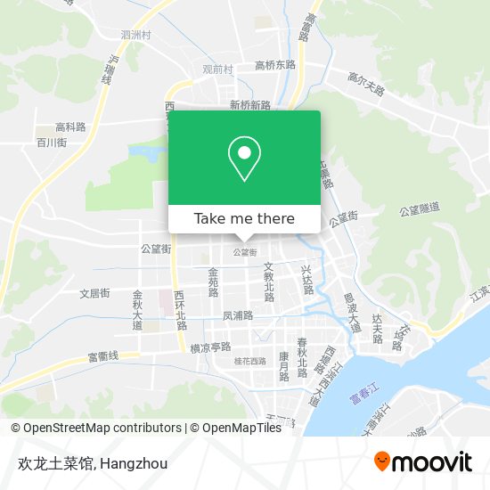 欢龙土菜馆 map