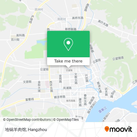 地锅羊肉馆 map