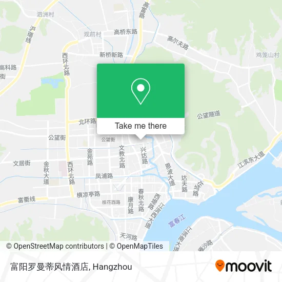 富阳罗曼蒂风情酒店 map