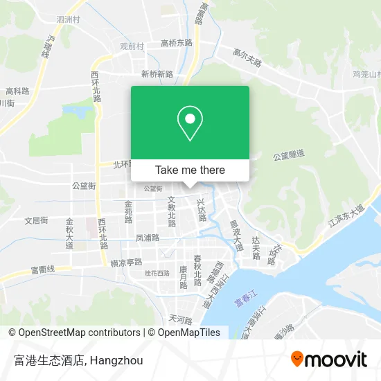 富港生态酒店 map