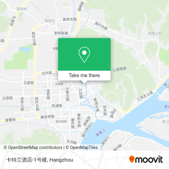 卡特兰酒店-1号楼 map