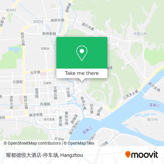 耀都德悦大酒店-停车场 map