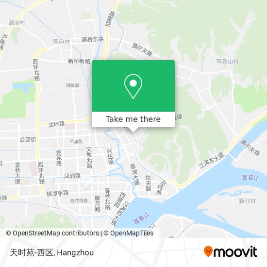 天时苑-西区 map