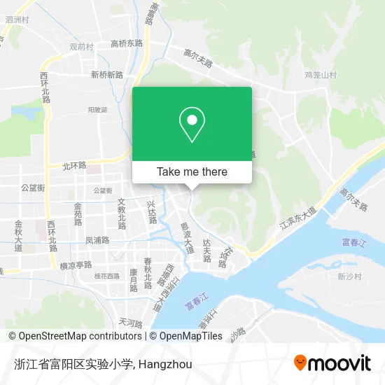 浙江省富阳区实验小学 map