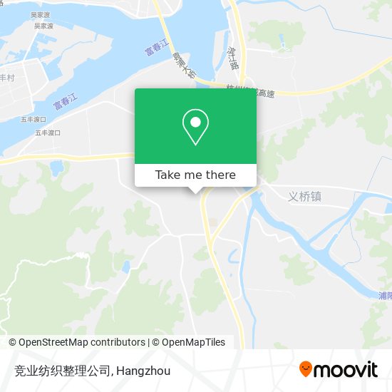 竞业纺织整理公司 map