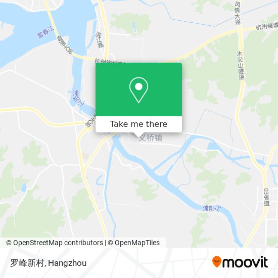 罗峰新村 map