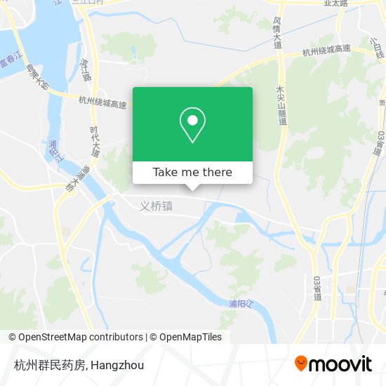 杭州群民药房 map