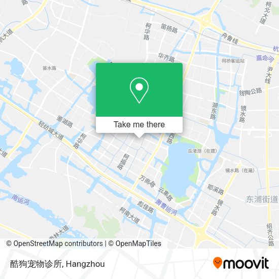 酷狗宠物诊所 map