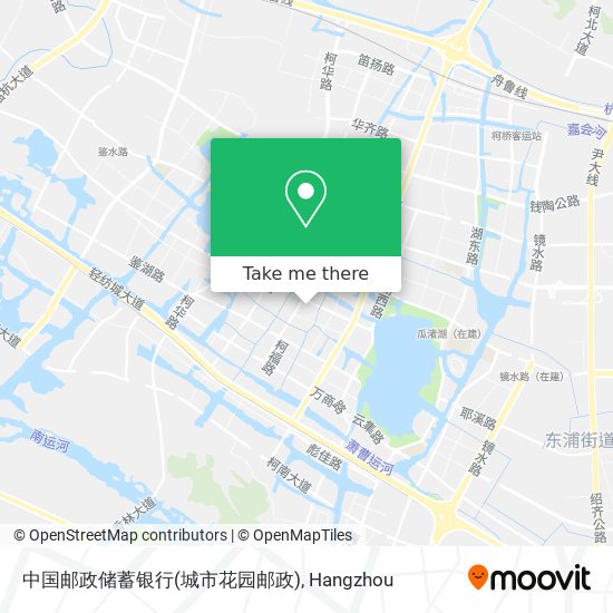 中国邮政储蓄银行(城市花园邮政) map
