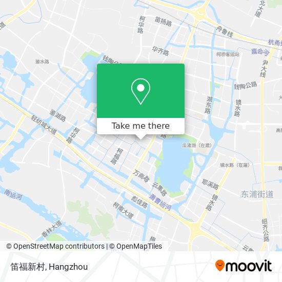 笛福新村 map