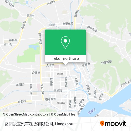 富阳骏宝汽车租赁有限公司 map