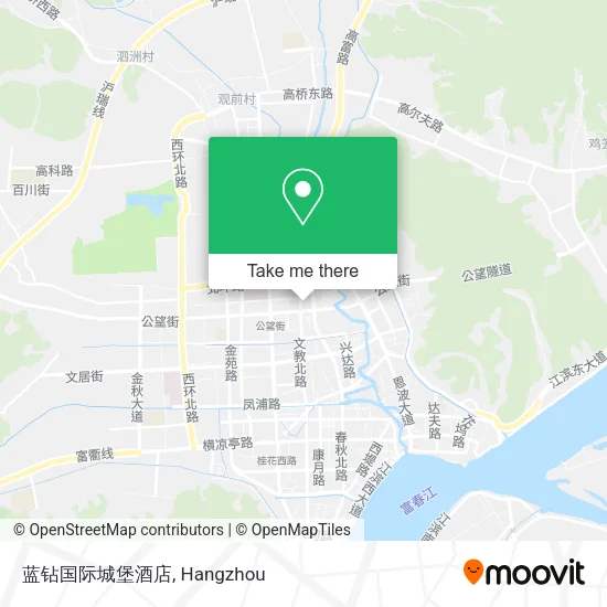 蓝钻国际城堡酒店 map