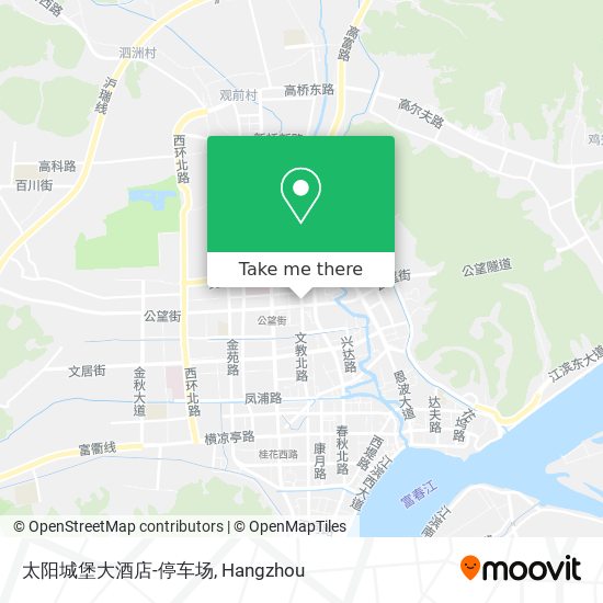 太阳城堡大酒店-停车场 map