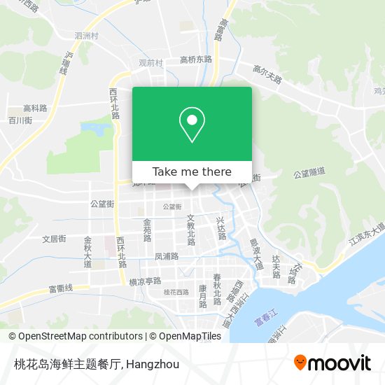 桃花岛海鲜主题餐厅 map