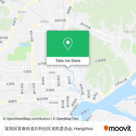 富阳区富春街道巨利社区居民委员会 map