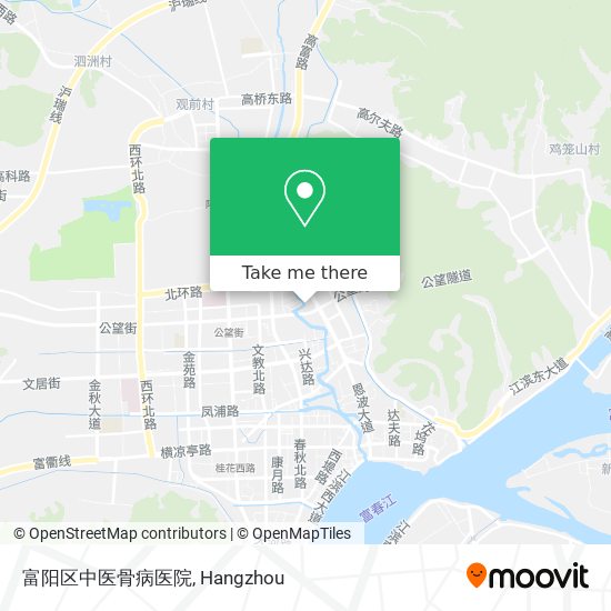 富阳区中医骨病医院 map