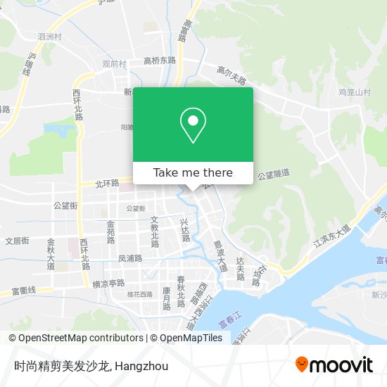 时尚精剪美发沙龙 map