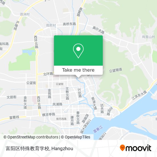 富阳区特殊教育学校 map